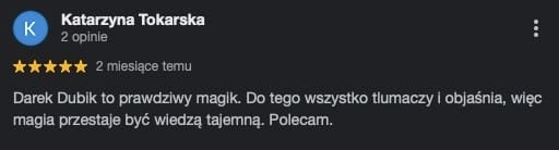 Dariusz Dubik Tworzenie Stron Internetowych Sklepy Internetowe Szkolenie Opinie Szukaj w Google 2024 09 09 12 45 45